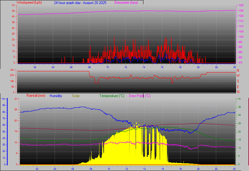 24 Hour Graph for Day 20
